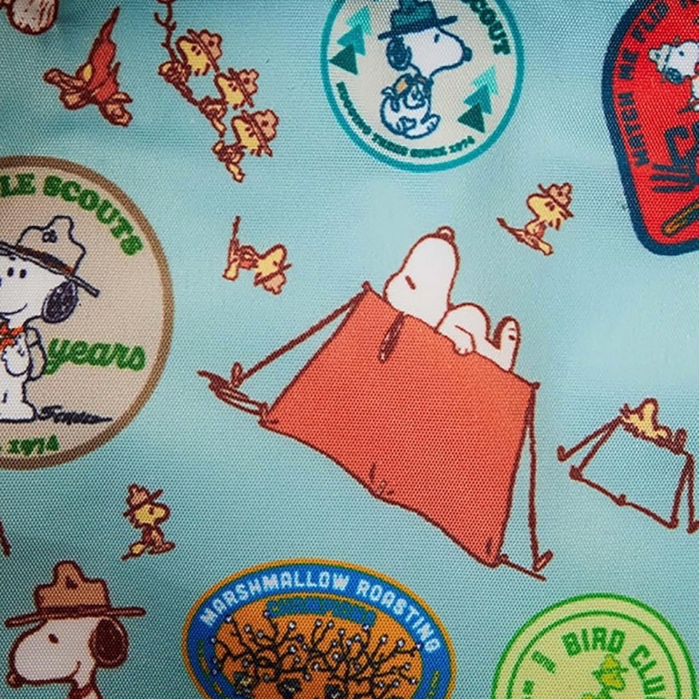 Camp snoopy peanuts loungefly crossbuddies beaglescouts new bag - Picture 3 of 6